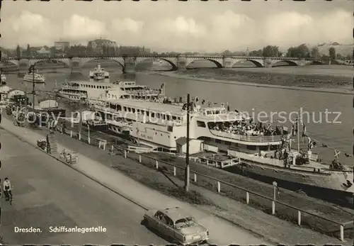 Motorschiffe Dresden Schiffsanlegestelle Kat. Schiffe