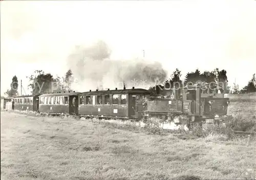 Lokomotive Traditionsbahn Radebeul Ost Radeburg Zug bei Moritzburg Kat. Eisenbahn
