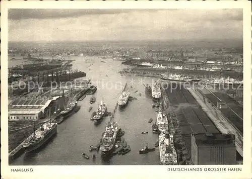 Hafenanlagen Hamburg  Kat. Schiffe