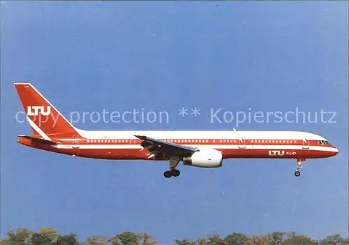 Flugzeuge Zivil LTU Sued International Airways Boeing 757 2G5 D AMUX Kat. Airplanes Avions