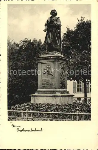 Beethoven Denkmal Bonn  Kat. Persoenlichkeiten