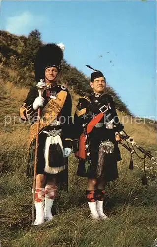 Dudelsack Drum Major and Piper Argyll Sutherland Highlanders  Kat. Musik