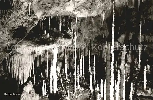 Hoehlen Caves Grottes Attendorn Tropfsteinhoehle Kerzenhalle  Kat. Berge