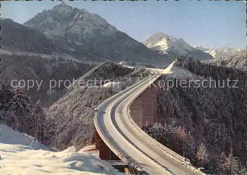 Autobahn Brenner Europabruecke Serles Habicht  Kat. Autos