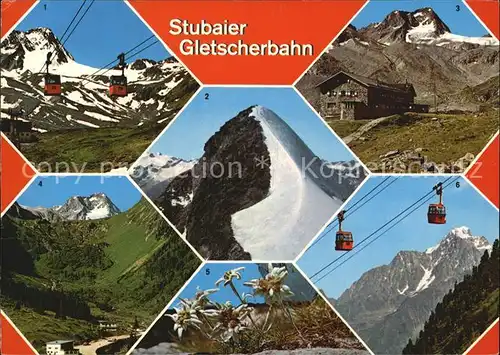 Seilbahn Stubaier Gletscherbahn  Kat. Bahnen