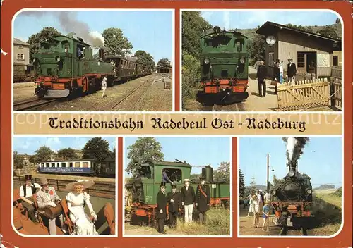 Lokomotive Traditionsbahn Radebeul Ost Radeburg Zugpersonal Kat. Eisenbahn