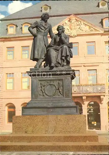 Denkmal Brueder Grimm Hanau Kat. Denkmaeler