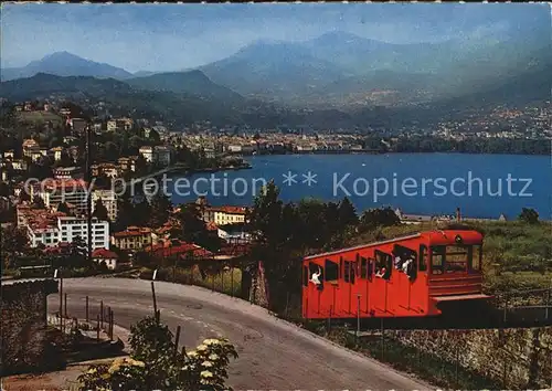 Zahnradbahn Lugano Funicolare Monte San Salvatore  Kat. Bergbahn