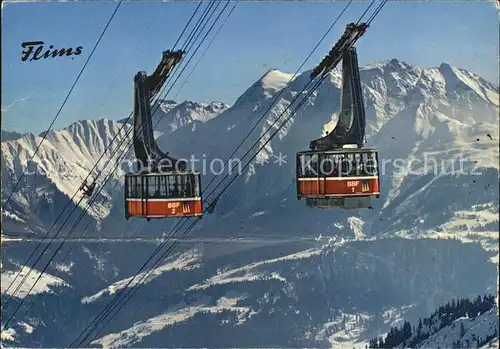 Seilbahn Grauberg Signina Flims  Kat. Bahnen