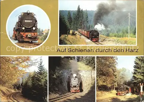 Lokomotive Harzquerbahn  Kat. Eisenbahn