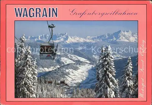 Seilbahn Grafenberg Wagrain Salzburger Land  Kat. Bahnen