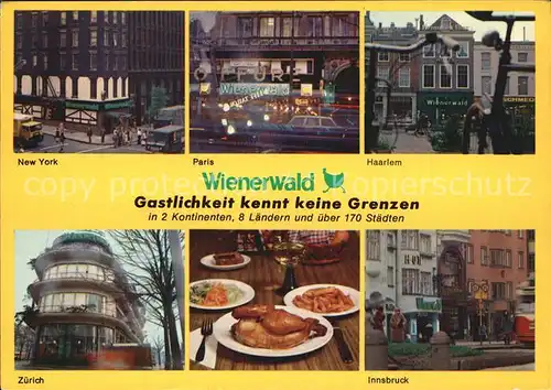 Restaurant Hotel Restaurant Wienerwald weltweit Kat. Gastwirtschaft