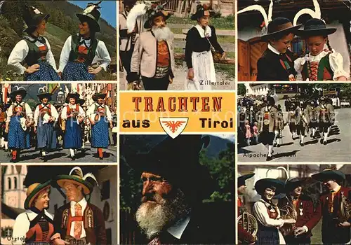 Trachten Tirol oetztal Stubaital Zillertal Oberinntal Imst Kat. Trachten