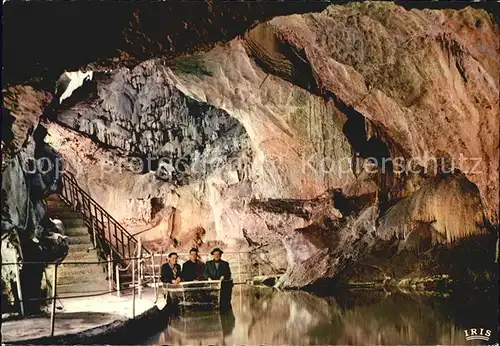 Hoehlen Caves Grottes Grotte de Remouchamps Embarquement Kat. Berge
