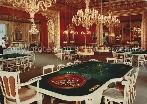 Casino Spielbank Baden Baden Roter Salon Roulette  Kat. Spiel
