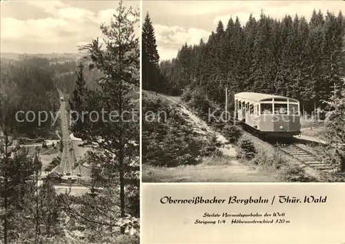 Bergbahn Oberweissbach  Kat. Bergbahn