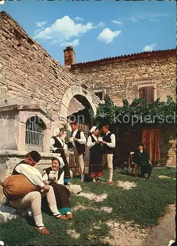 Trachten Kroatien Medulin Istarski Folklor  Kat. Trachten