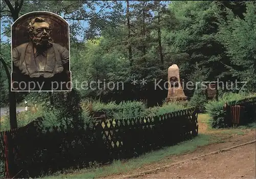 Denkmal Albert Schneider Ziegenkopf Harz  Kat. Denkmaeler