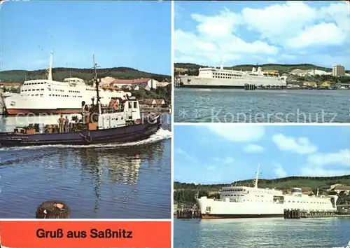 Faehre Schwedenfaehre Skane Ruegen Svealand Sassnitz  Kat. Schiffe