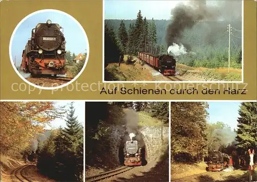 Lokomotive Harzquerbahn  Kat. Eisenbahn