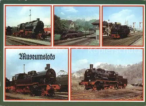 Lokomotive Museumsloks 58261 18201 61002 741230 93230 38205  Kat. Eisenbahn