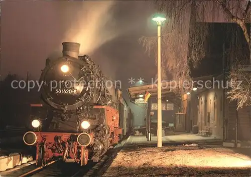 Lokomotive Gueterzuglokomotive 58311 Bahnhof Graefenroda  Kat. Eisenbahn