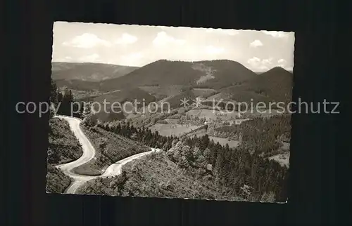 Schwarzwaldhochstrasse mit Renchtal Brundberg und Wasserkopf