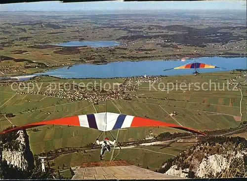 Drachenflug Drachenflieger Tegelberg Kat. Flug