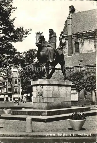Denkmal Utrecht Standbeeld St. Willibrord Kat. Denkmaeler
