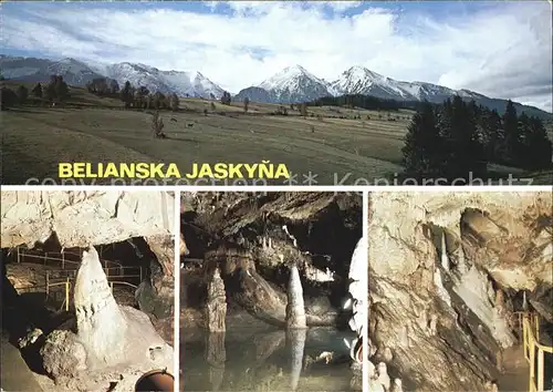 Hoehlen Caves Grottes Belianska Jaskyna  Kat. Berge