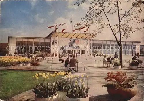 Gartenbauaustellung Erfurt Halle I Voelkerfreundschaft Festplatz Kat. Expositions