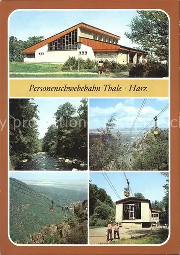 Seilbahn Thale Harz  Kat. Bahnen