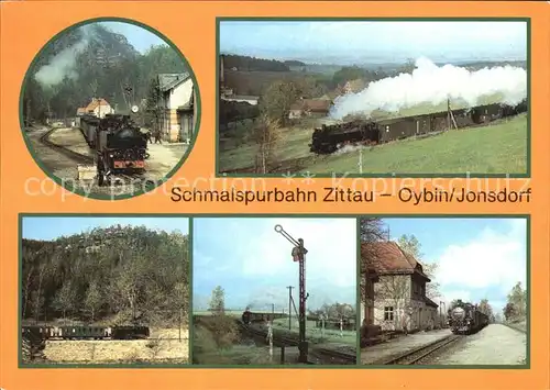 Lokomotive Schmalspurbahn Zittau Oybin Jonsdorf  Kat. Eisenbahn