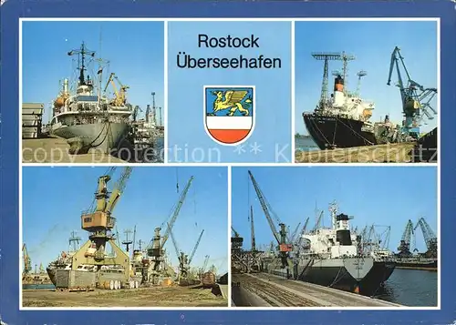 Schiffe Rostock ueberseehafen  Kat. Schiffe