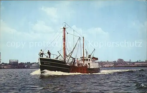 Fischerei Fischkutter Scalloper New Bedford  Kat. Handwerk