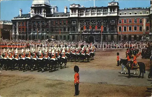 Leibgarde Wache Trooping of the Colour Horse Guards Parade London  Kat. Polizei