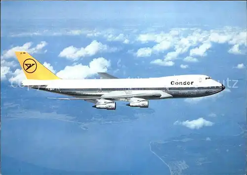 Flugzeuge Zivil Condor Jumbo Jet Boeing 747 Kat. Airplanes Avions