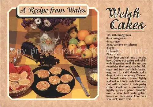 Lebensmittel Welsh Cakes Rezept  Kat. Lebensmittel