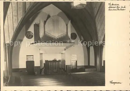 Kirchenorgel Bentinckslaan Nieuwe Kerk Hoogeveen Kat. Musik