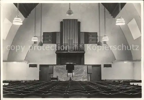 Kirchenorgel Bethlehemkerk Zwanenplein Amsterdam  Kat. Musik