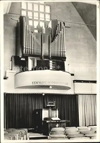 Kirchenorgel Lutherkapel Gerrit v.d. Veenstraat Amsterdam  Kat. Musik