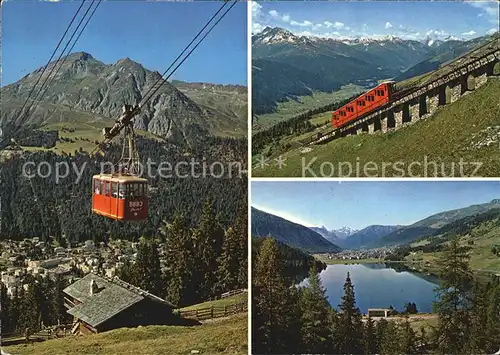 Seilbahn Zahnradbahn Davos Parsennbahn Braema Bueelbahn Kat. Bahnen