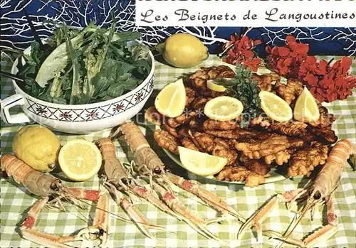 Lebensmittel Recette Beignets de Langoustines Kat. Lebensmittel