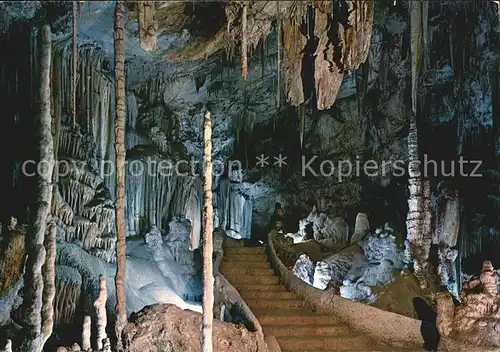 Hoehlen Caves Grottes Mallorca Cuevas de Campanet Sala de la Palmera  Kat. Berge