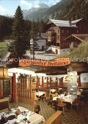 Zillertal Alpengasthof Breitlahner Kat. Regionales