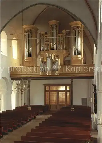 Kirchenorgel Eutin St. Michaelis Metzler Orgel  Kat. Musik