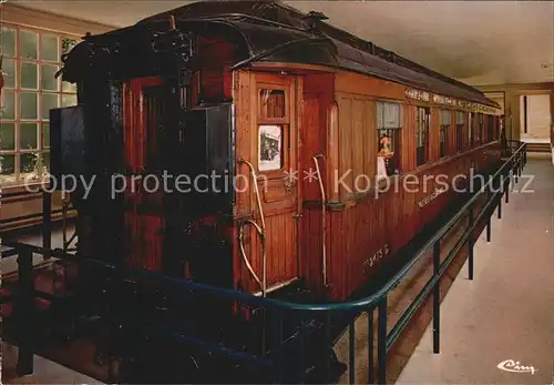 Eisenbahn Foret de Compiegne Wagon de l Armistice  Kat. Eisenbahn
