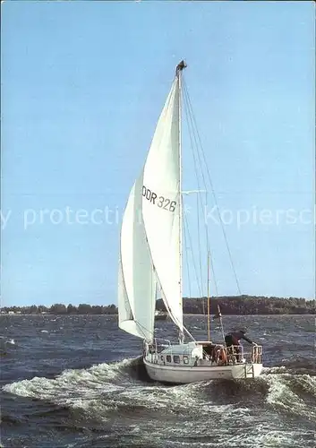Segelboote DDR 326 Ostsee  Kat. Schiffe