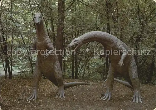 Dinosaurier Plateosaurus Saurierpark Kleinwelka  Kat. Tiere