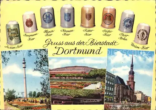 Bier Dortmund Actien Bier Hansa Bier Ritter Bier Thier Braeu Union Bier  Kat. Lebensmittel